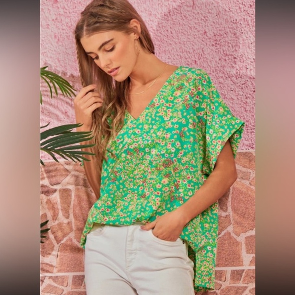 Emily Wonder Floral Top, Medium
